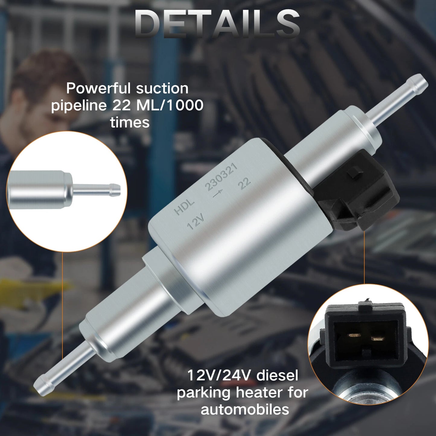 Diesel Air Heater Fuel Pump 12V Diesel Air Heater Fuel Pump