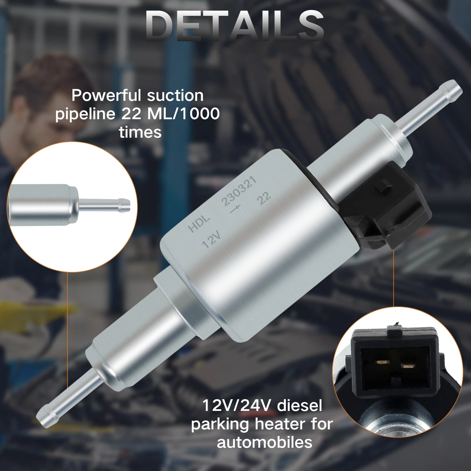 Diesel Air Heater Fuel Pump 12V Diesel Air Heater Fuel Pump