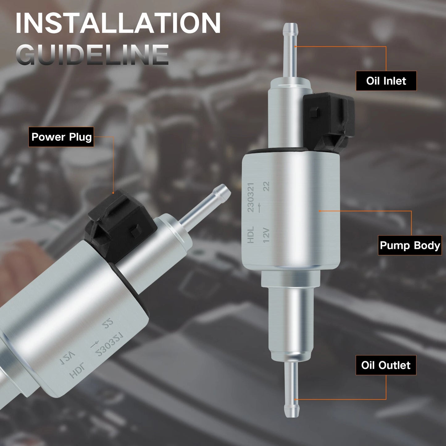 Diesel Air Heater Fuel Pump 12V Diesel Air Heater Fuel Pump