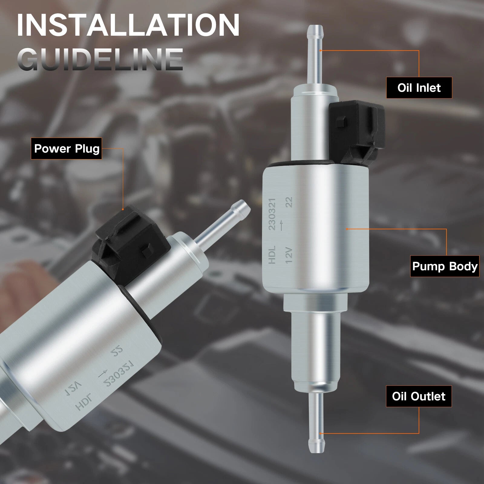 Diesel Air Heater Fuel Pump 12V Diesel Air Heater Fuel Pump