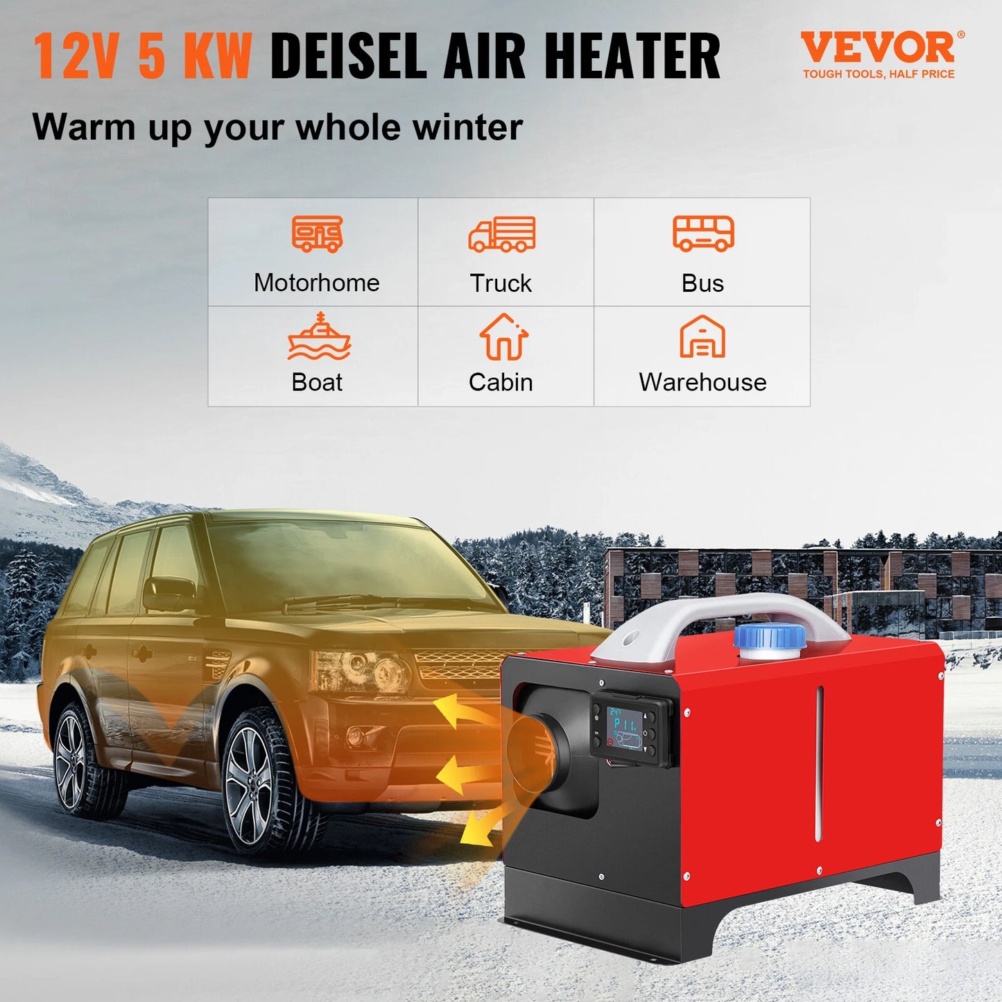 Diesel Air Heater With Controller