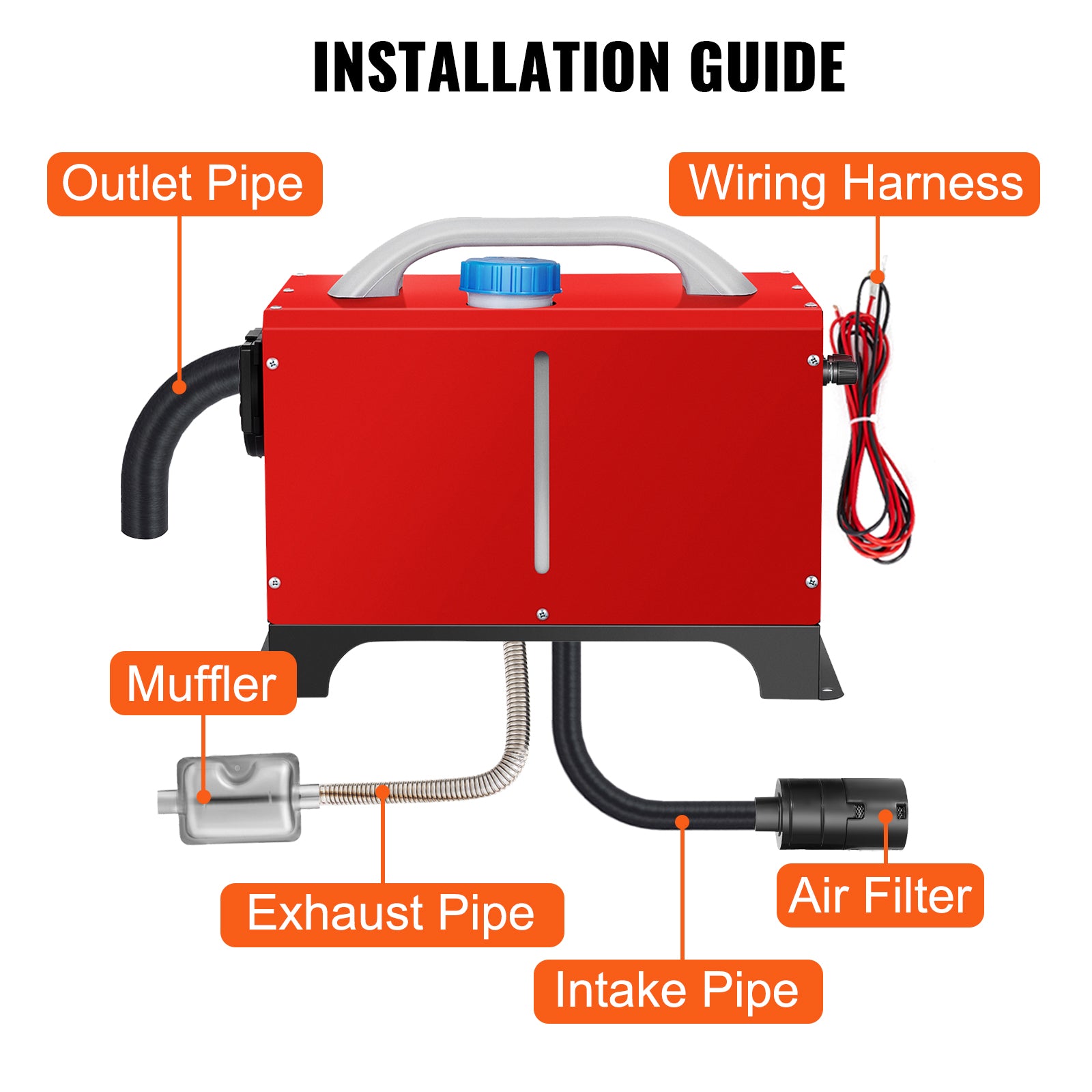 Diesel Air Heater With Controller