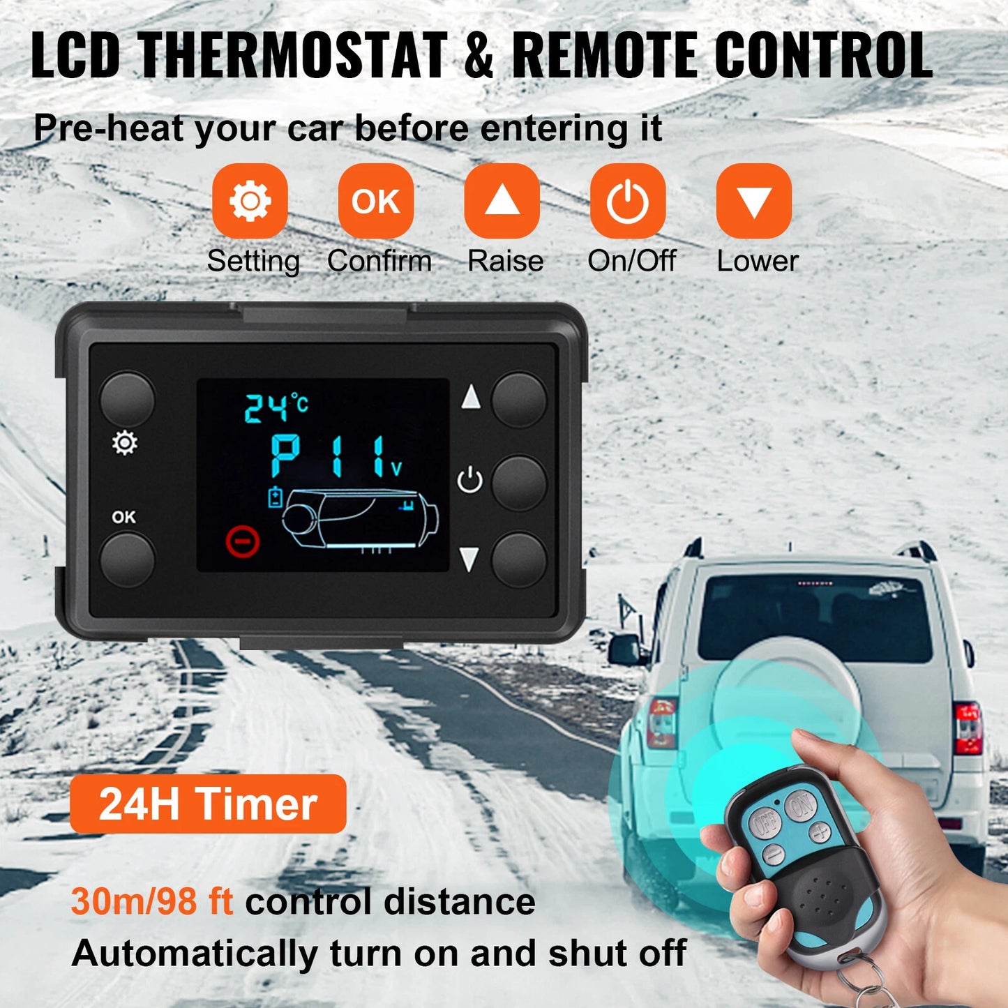 Diesel Air Heater With Controller