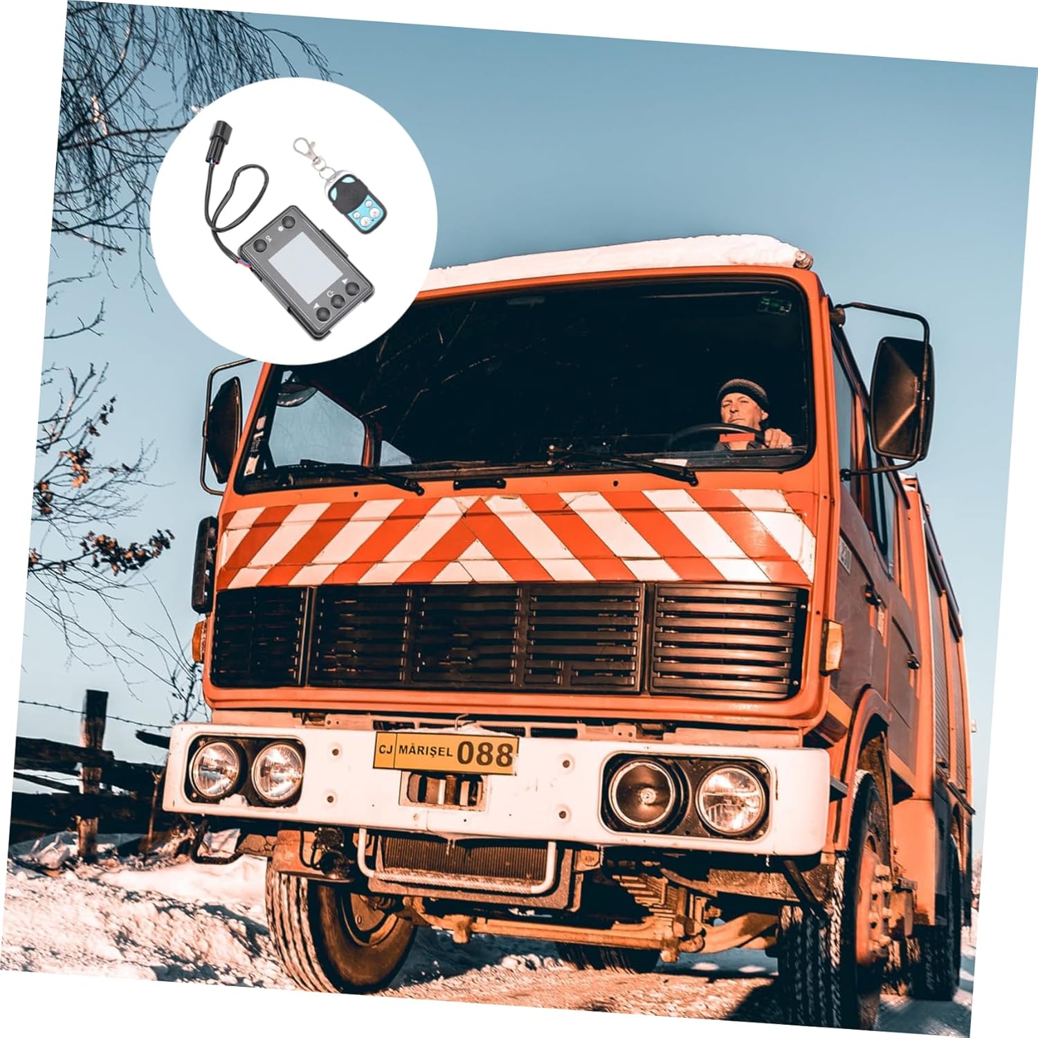 Diesel Air Heater Monitor LCD Switch With Remote