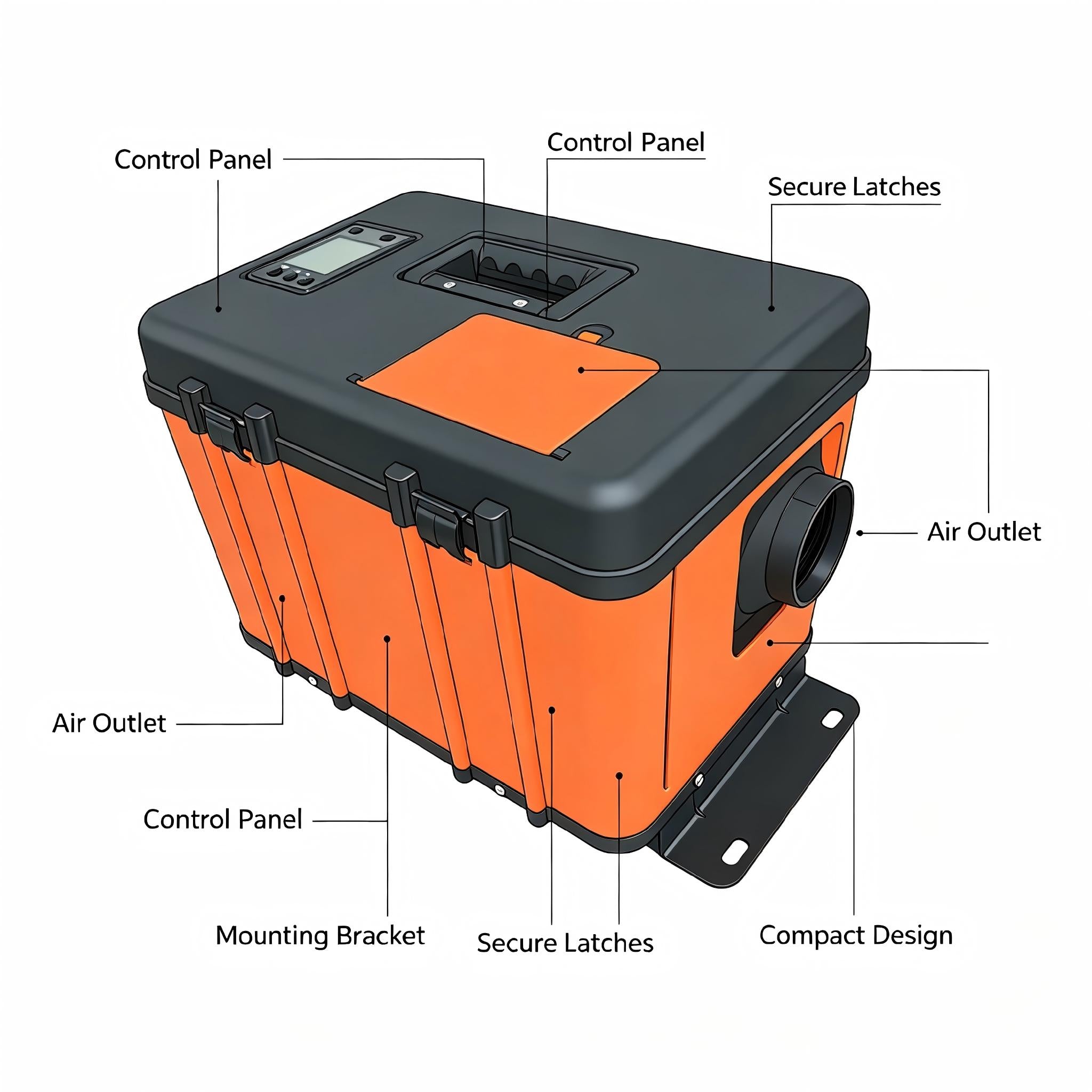 Diesel Air Heater With Controller