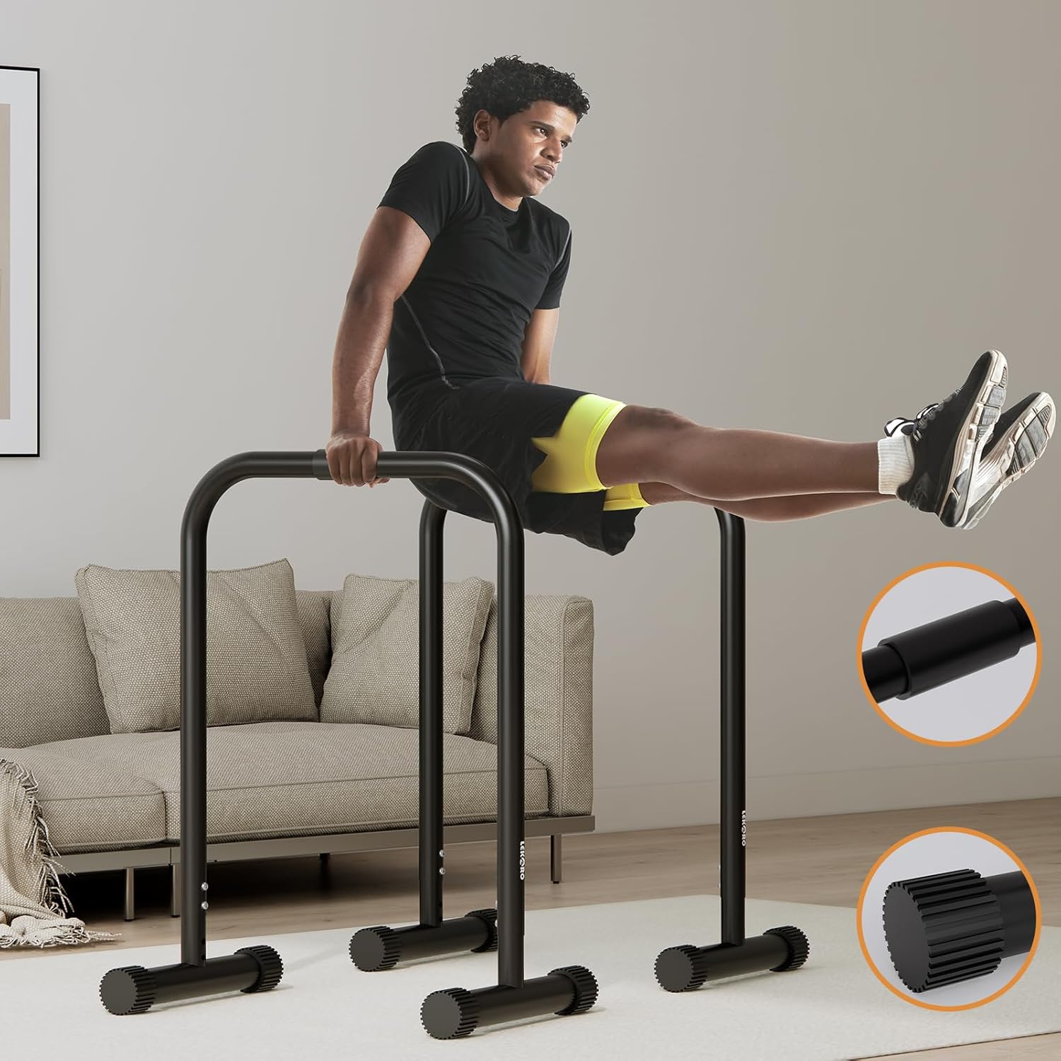 Dip Bars Dip Stands Training Station (Pair)