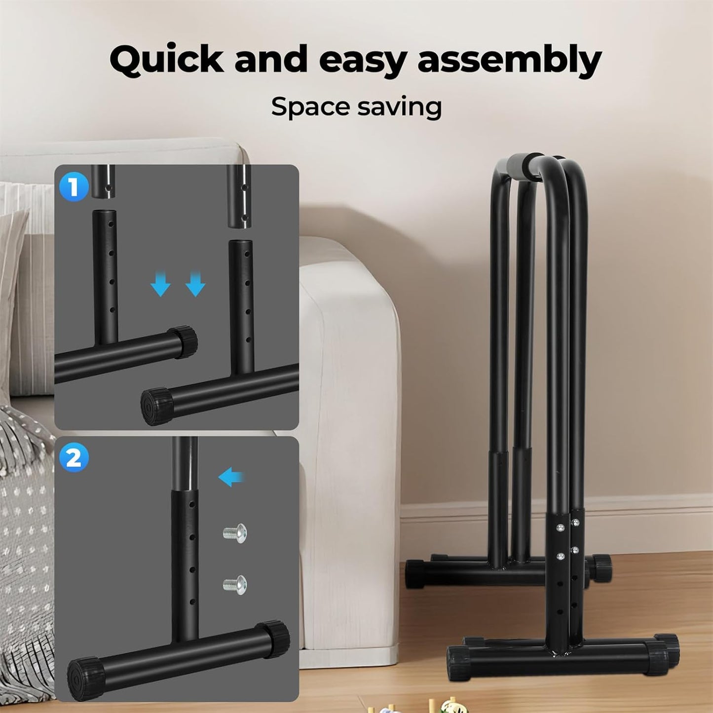 Dip Bars Dip Stands Training Station (Pair)