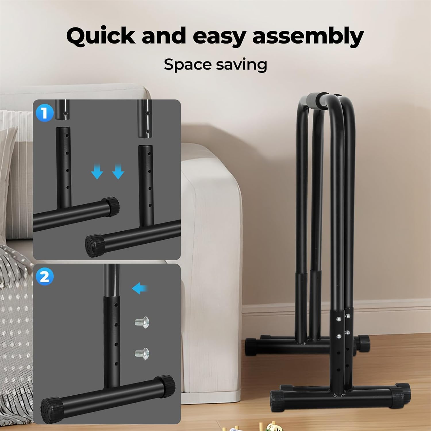 Dip Bars Dip Stands Training Station (Pair)