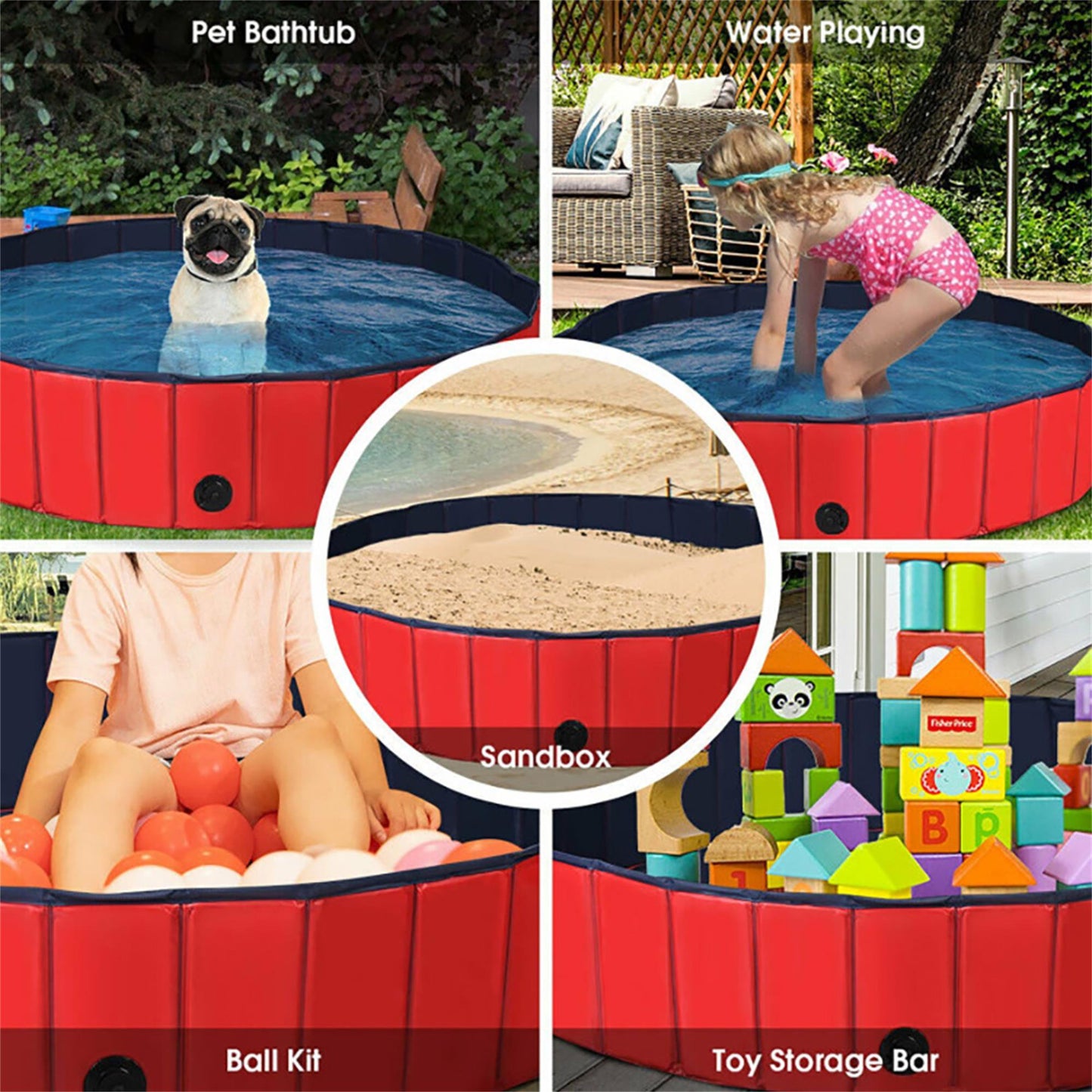 Dog Pet Swimming Pool