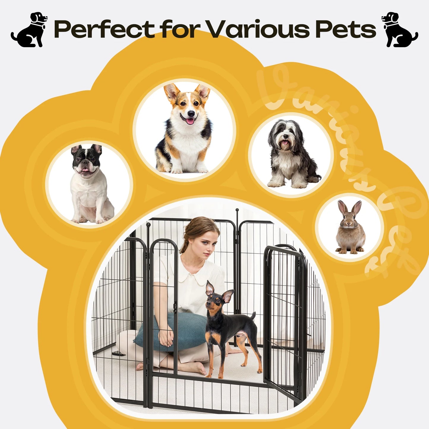 Dog Playpen Pet Play pen Dog Fence