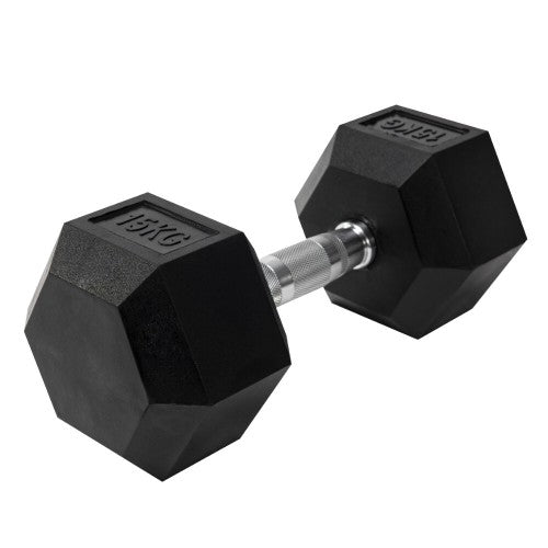 Dumbbell Set - 2 x 15kg Hex Weights