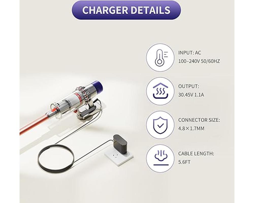 Dyson Charger V10 SV12 V11 V12 V15 Compatible Replacement