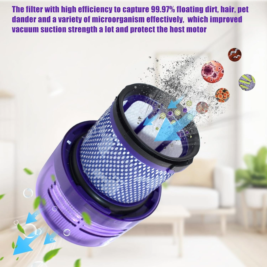 Compatible Filter for Dyson V10 Slim vacuum Replacement filter