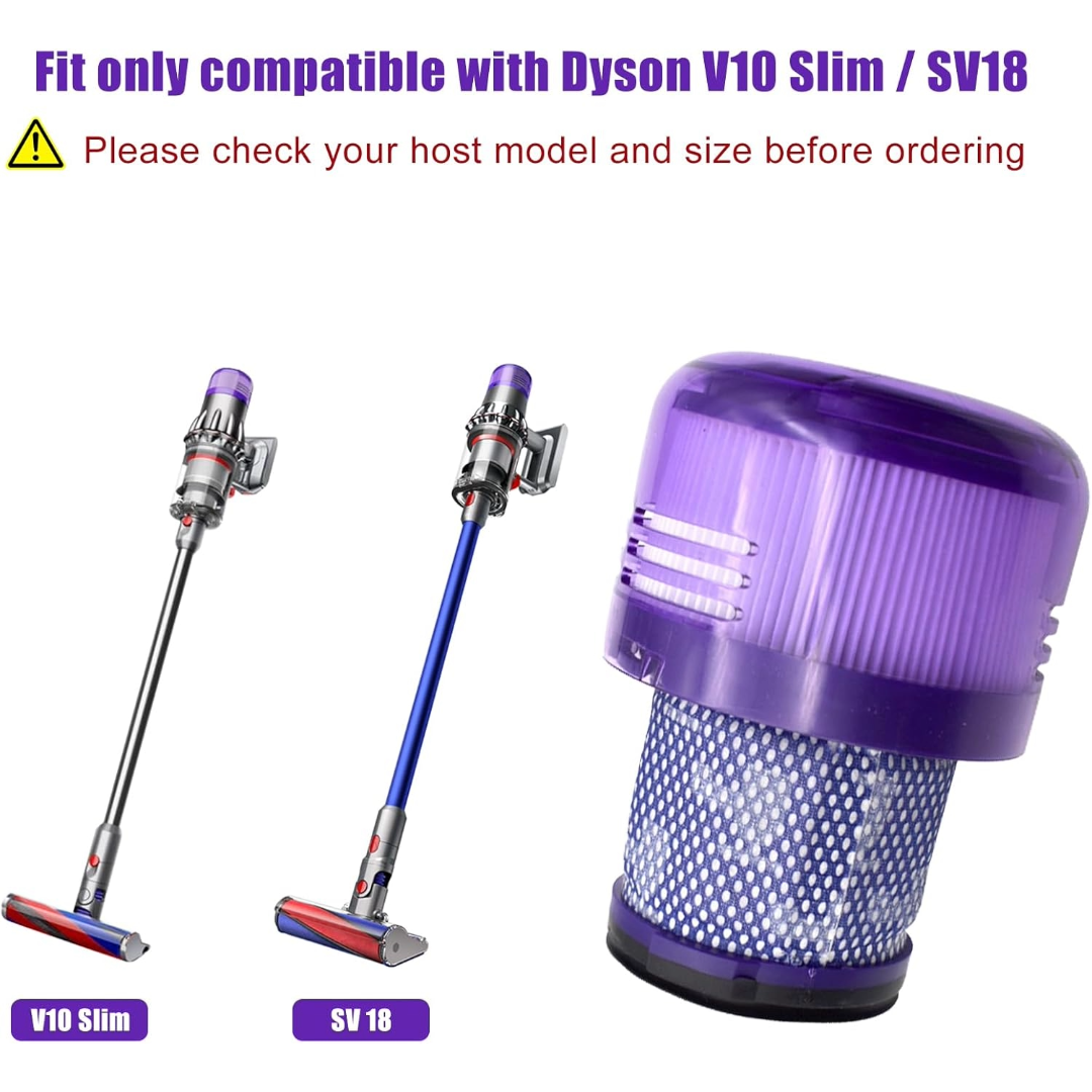 Compatible Filter for Dyson V10 Slim vacuum Replacement filter