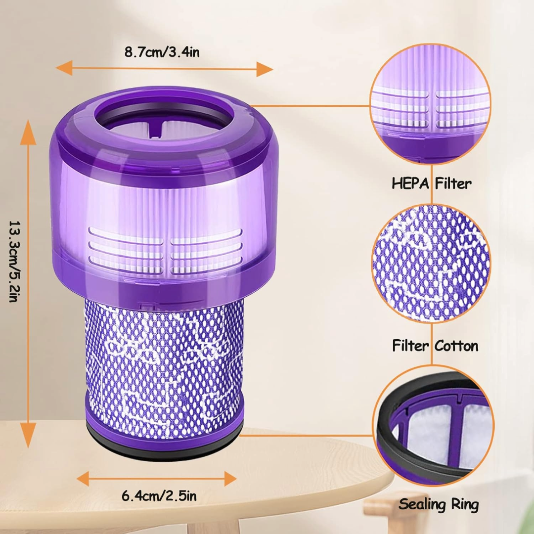 Replacement Filter for Dyson V12 Compatible with Detect Slim