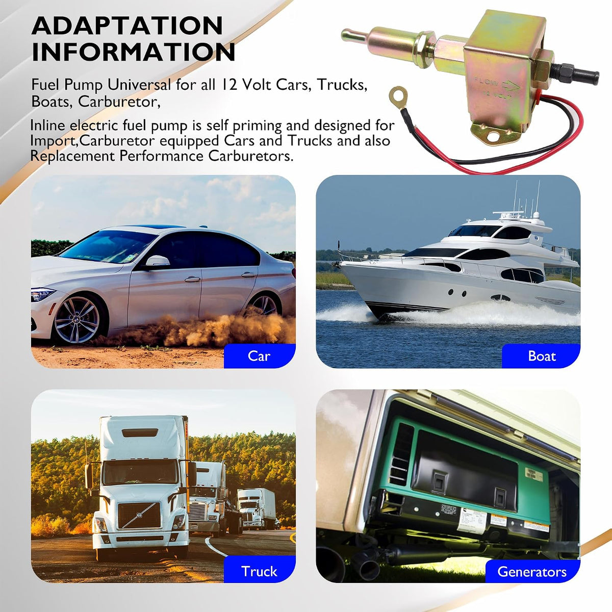 Electric Fuel Pump 12V