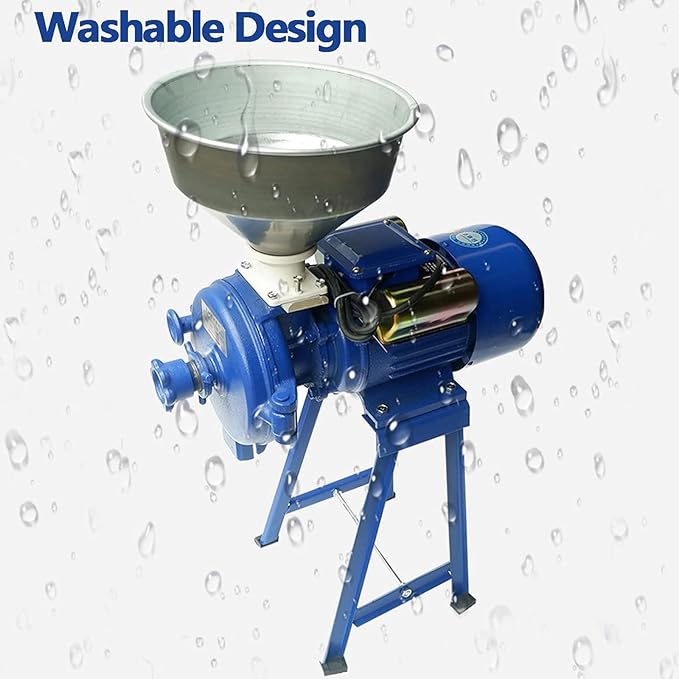 Electric Grain Mill Grinder 3000W Commercial Grain Milling Machine