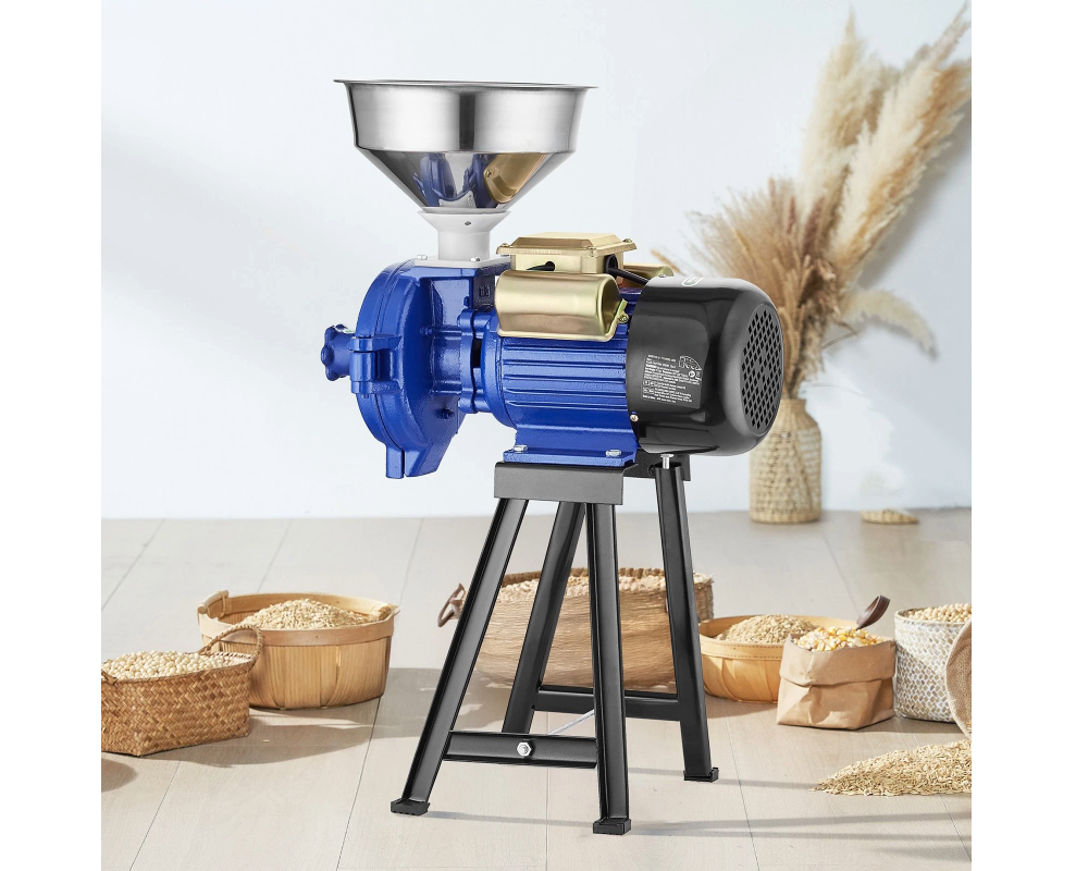 Electric Grain Mill Grinder 3000W Commercial Grain Milling Machine