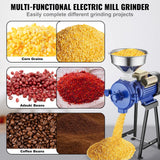Electric Grain Mill Grinder 3000W Commercial Grain Milling Machine