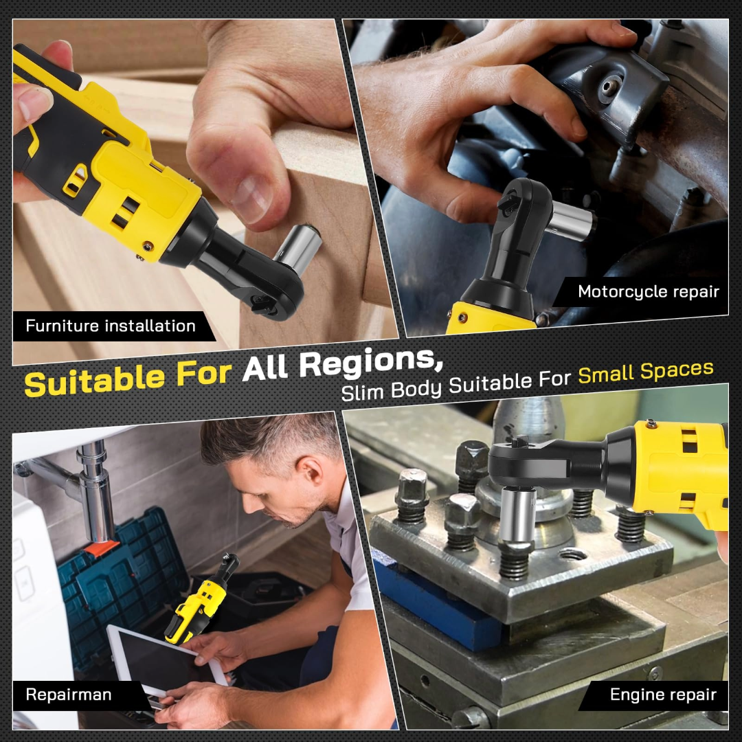 Electric Impact Wrench 3/8'' Angle Ratchet Wrench