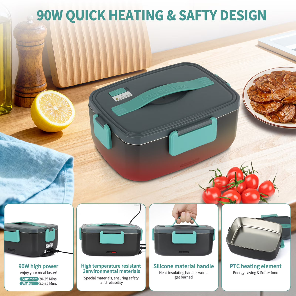 Electric Lunch Box Food Heater Food Warmer