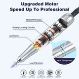 Electric Nail Drill Kit Machine 45000RPM
