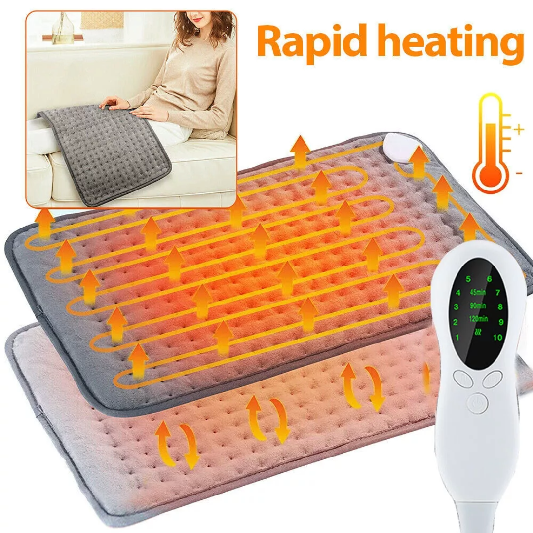 Electric Hot Heated Pad Blanket for Back Pain Muscle Pain Relieve