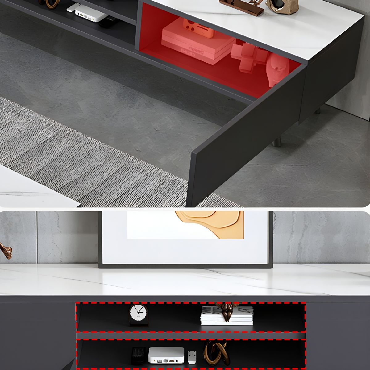 Living Room TV Cabinet Consoles Cabinet Entertainment Unit