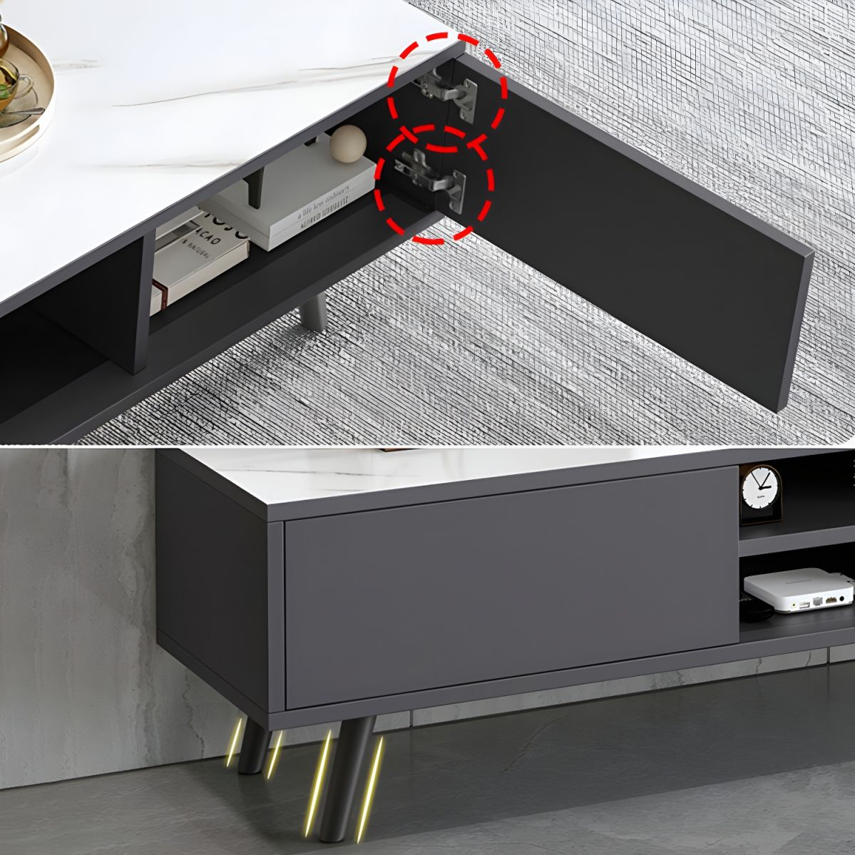 Living Room TV Cabinet Consoles Cabinet Entertainment Unit