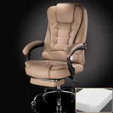 Ergonomic Office Chair with Massager and Footrest Gaming Chair