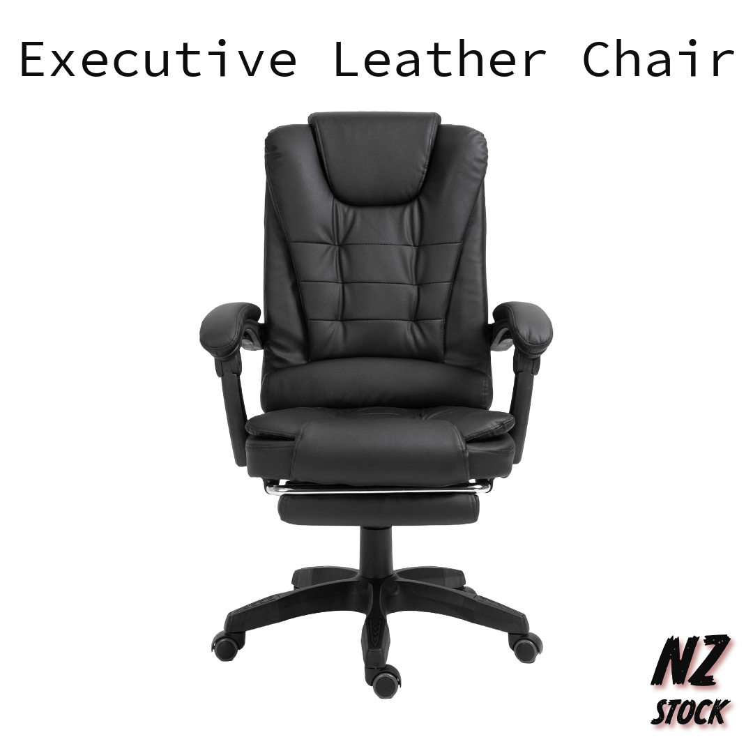 Office Chair with Executive Back Padded and Footrest