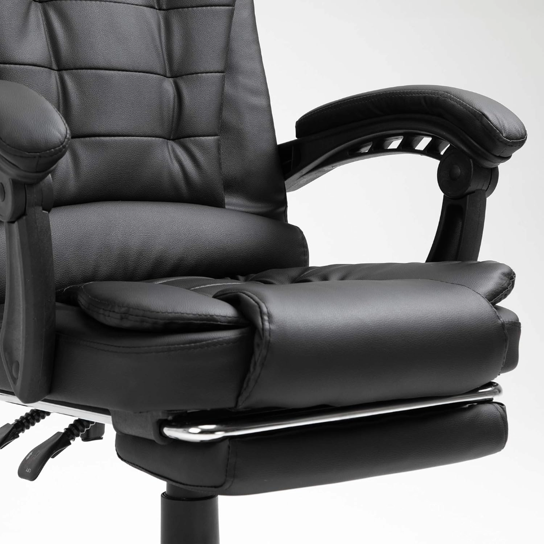 Office Chair with Executive Back Padded and Footrest