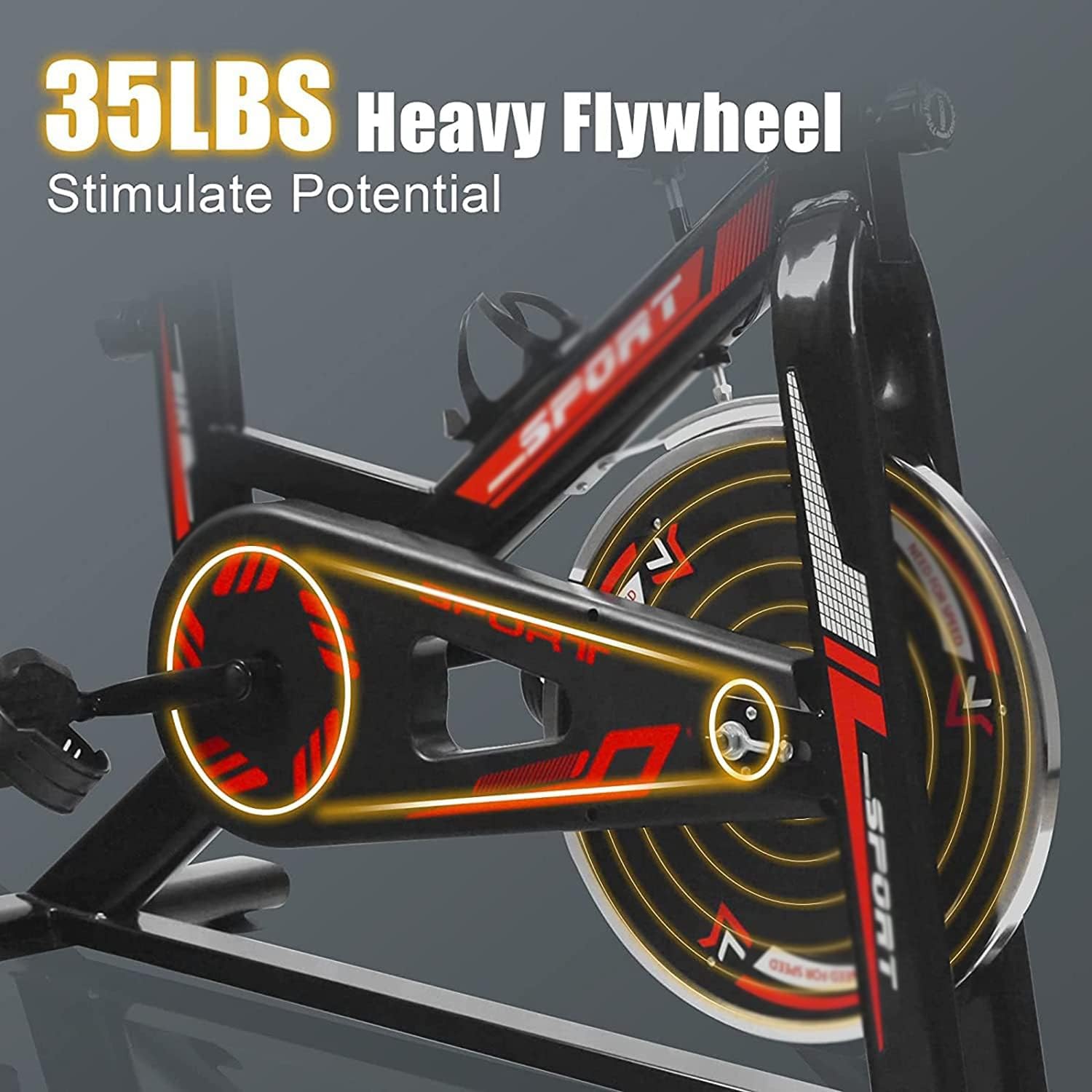 Adjustable Exercise Spin Bike Spin Bike Heavy Duty