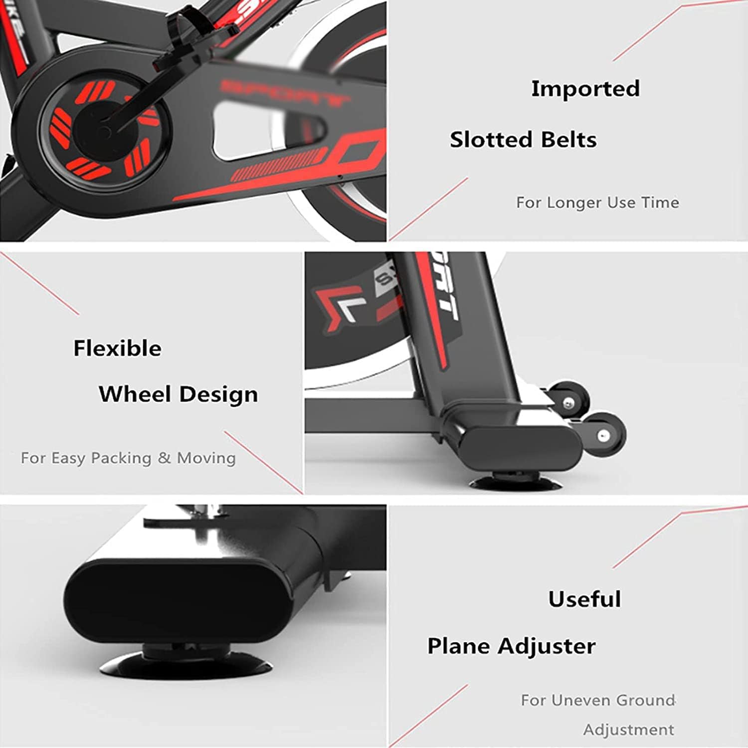 Adjustable Exercise Spin Bike Spin Bike Heavy Duty