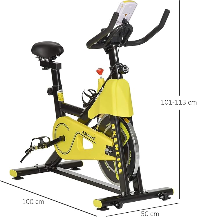 Adjustable Exercise Bike Spin Bike Heavy Duty