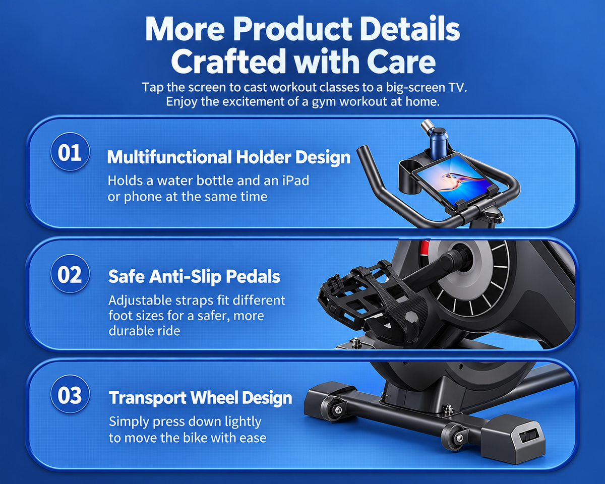 Exercycle Spin Bike Heavy Duty