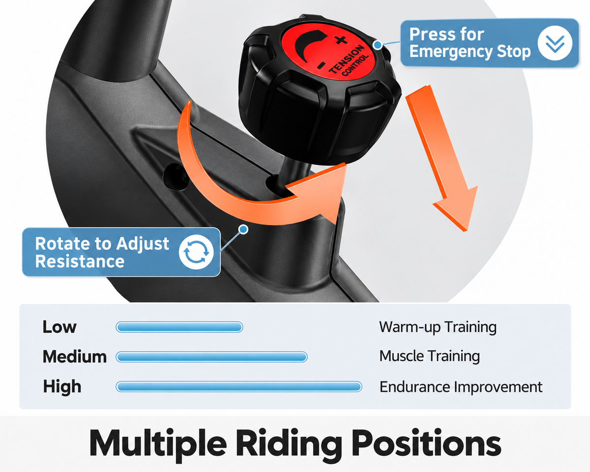 Exercycle Spin Bike Heavy Duty