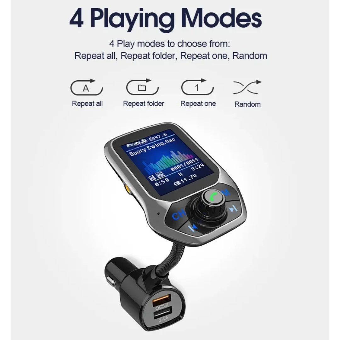 Bluetooth FM Transmitter, Car Radio Adapter