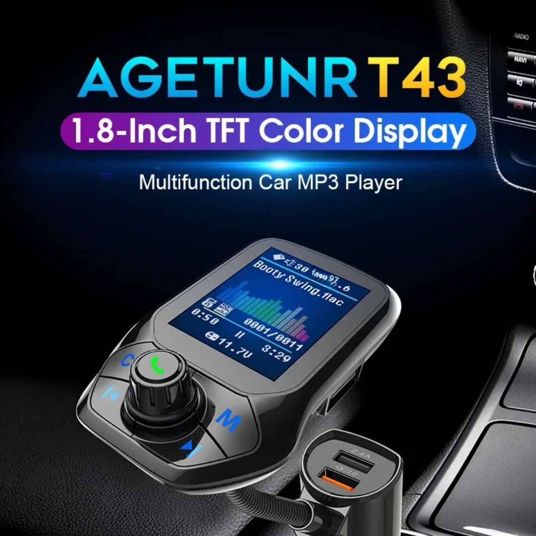 Bluetooth FM Transmitter, Car Radio Adapter