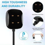 Charging Cable Replacement for Fitbit Sense 1/2 & Fitbit Versa 3/4