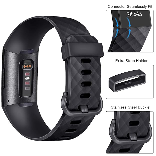 Fitbit Charge 3 / 4 Strap Fitbit Belt (Small)
