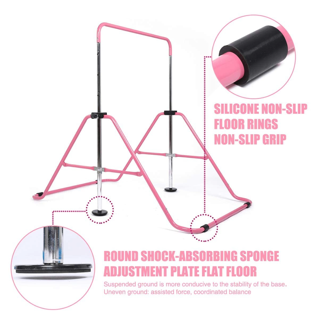 Adjustable Gymnastic Bar Horizontal High Bar For Home Gym Training