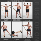 Fitness Exercises Resistance Bands Set