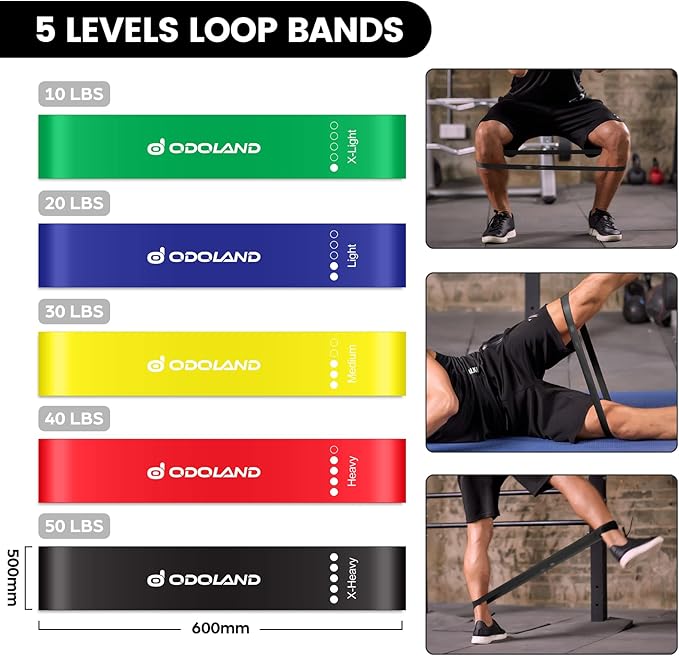 Fitness Exercises Resistance Bands Set