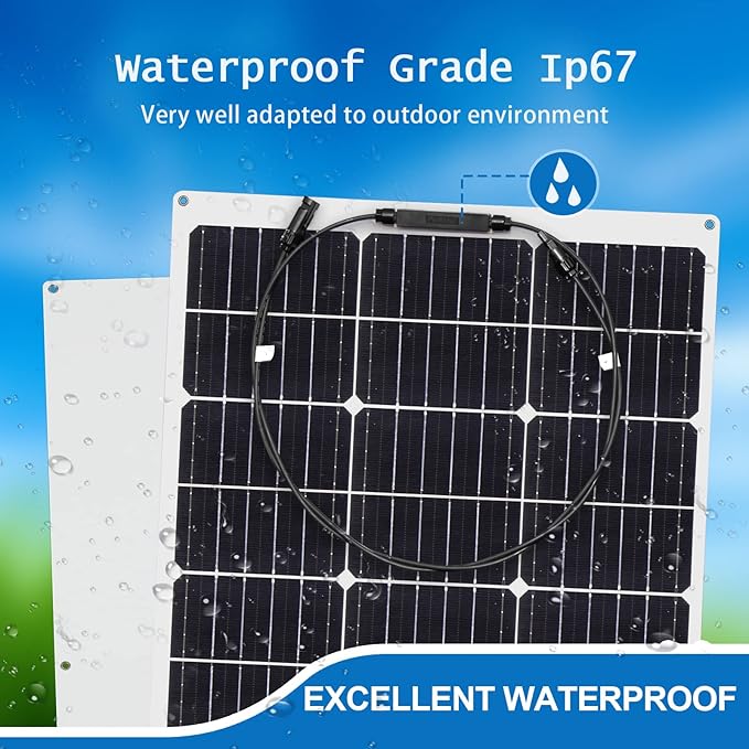 200W Solar Panel Flexible Kit