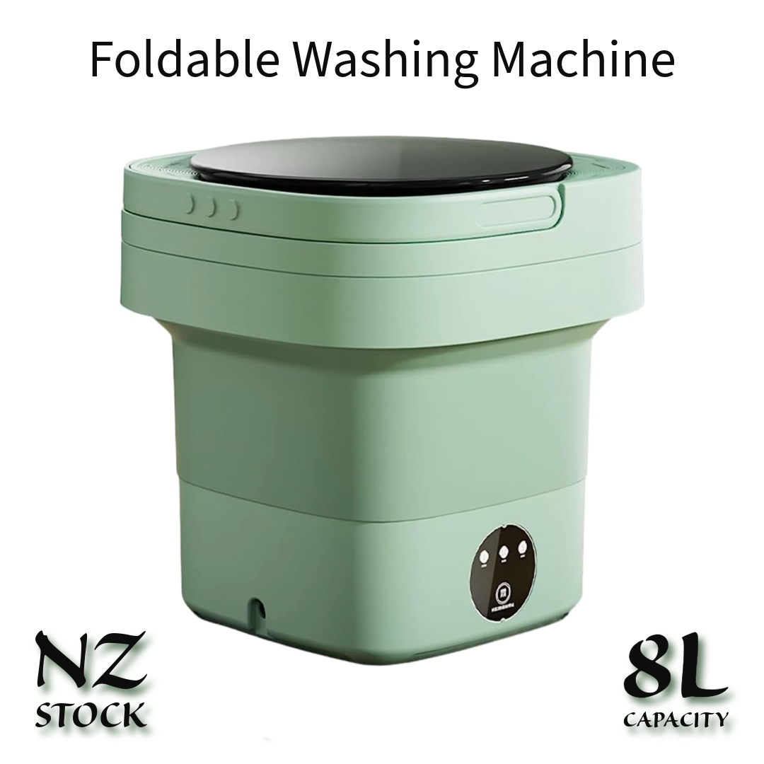 8L Foldable Washing Machine Mini Cloths Laundry Machine