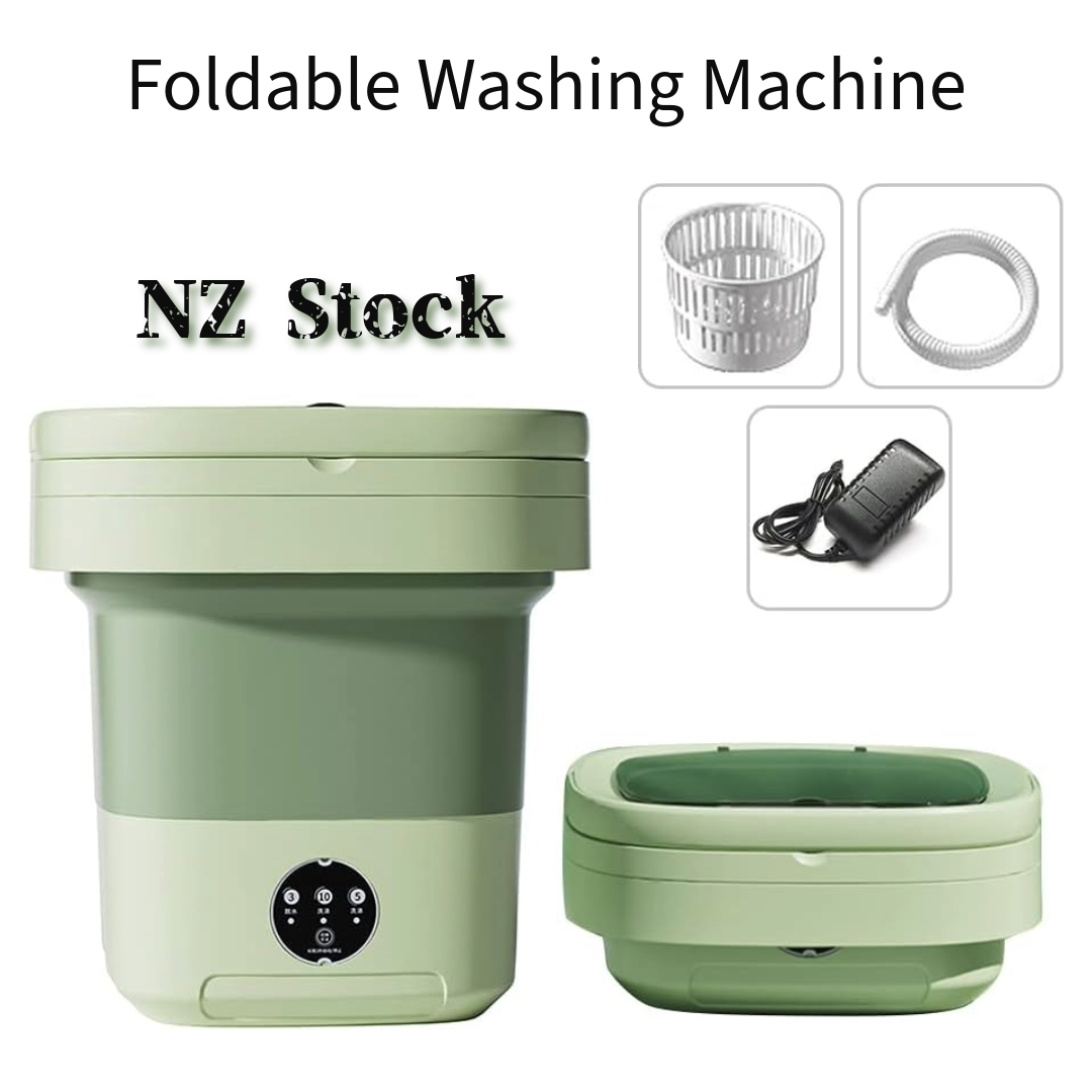 8L Foldable Washing Machine Mini Cloths Laundry Machine