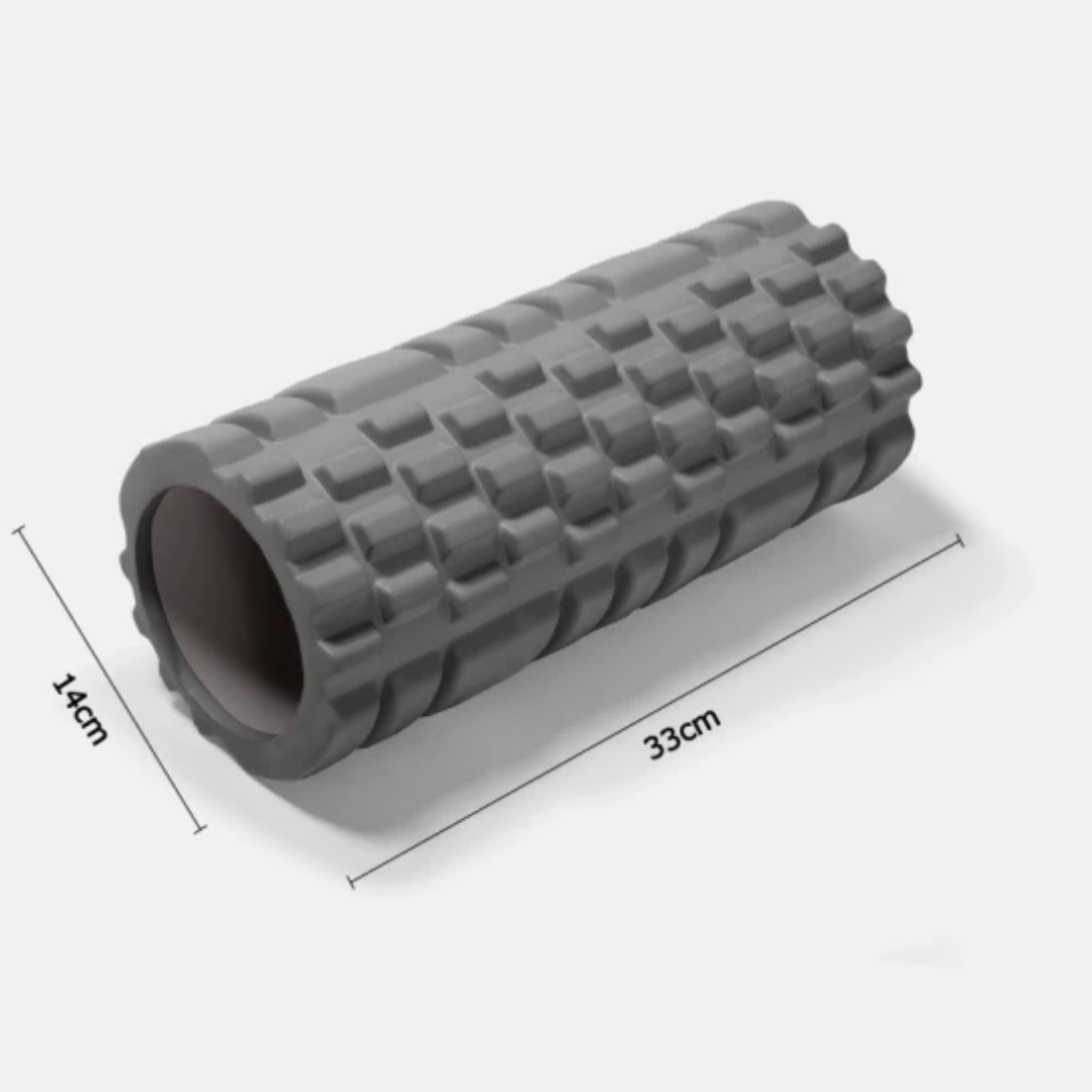 Yoga Foam Roller Physio Back Training Exercise Massage (Grey)