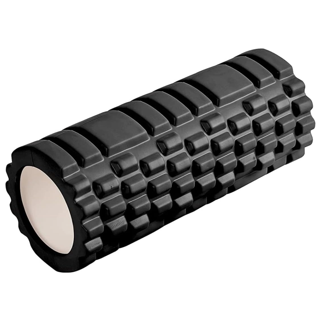 Yoga Foam Roller Physio Back Training Exercise Massage (Black)