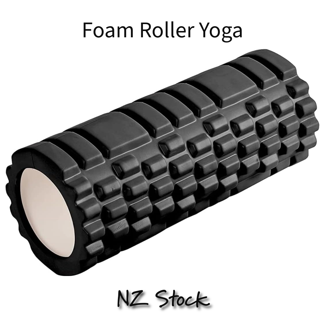 Yoga Foam Roller Physio Back Training Exercise Massage 45CM  (Black)